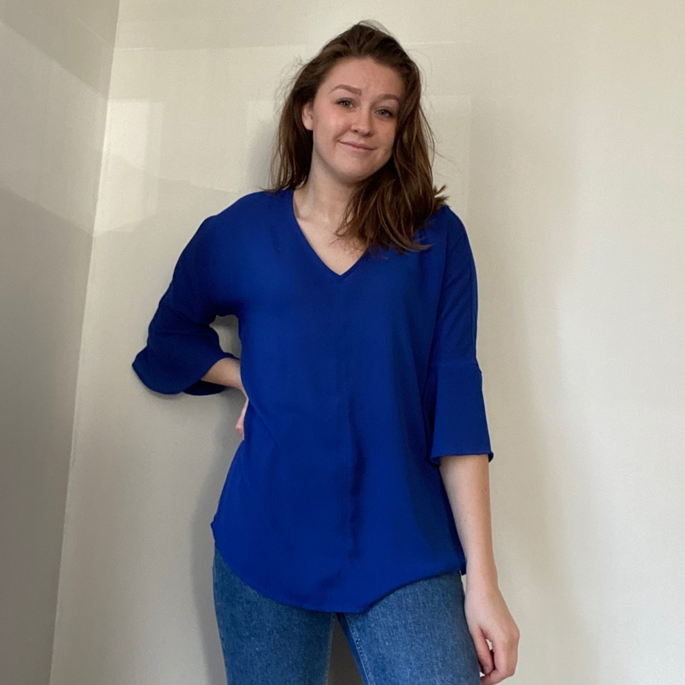 Chiffon 3/4 sleeve top